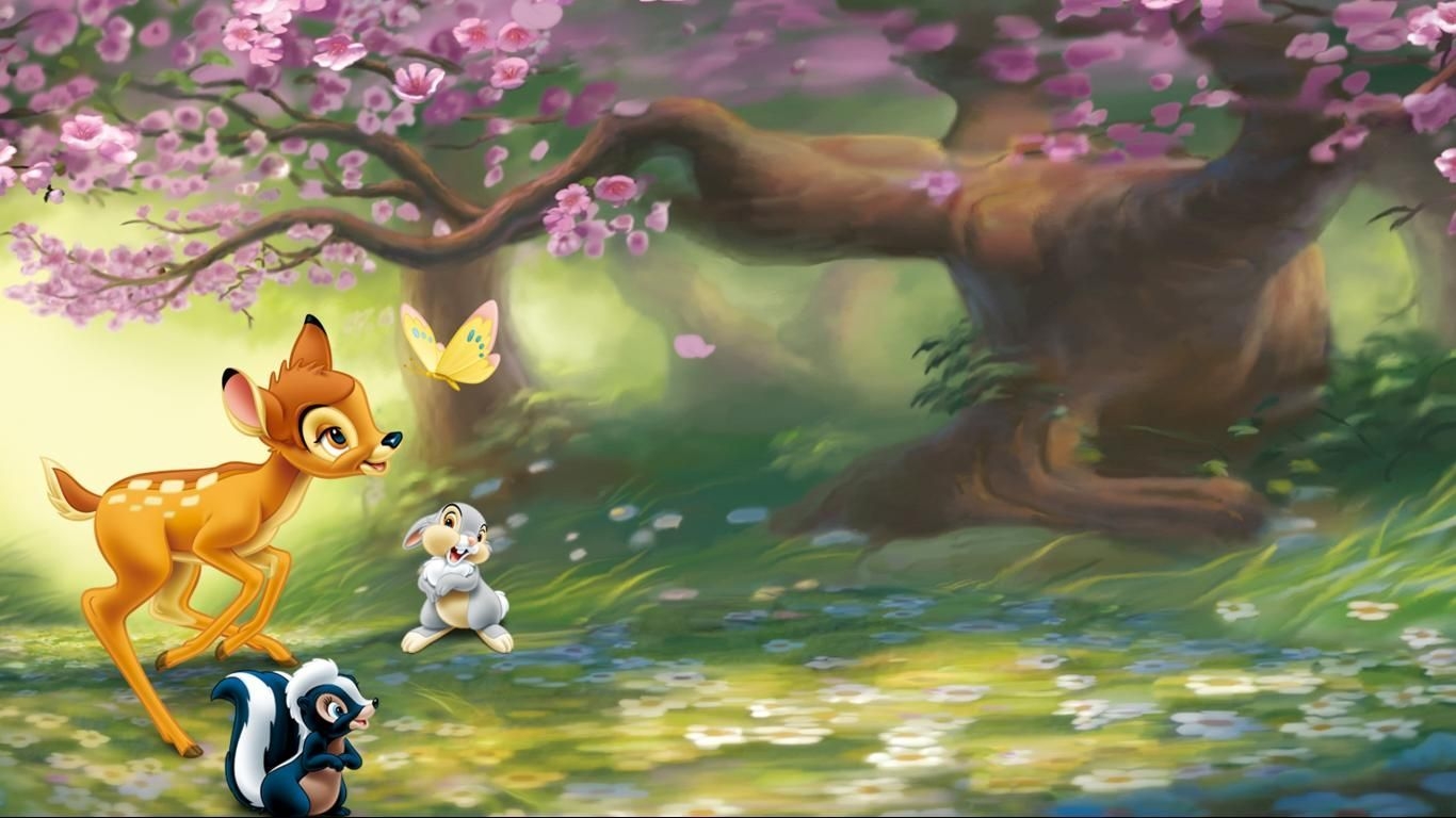 1370x770 Disney Wallpaper  For 17 19 Inch Widescreen. Bambi Disney, Disney Wallpaper, Disney Characters Wallpaper, Desktop