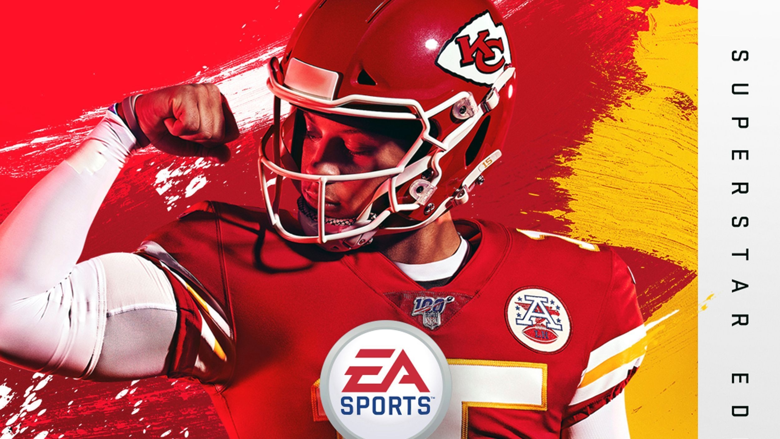 2500x1410 Kansas City Chiefs QB Patrick Mahomes on cover of 'Madden NFL 20' Kansas City Chiefs QB Pa. Kansas city chiefs qb, Kansas city chiefs, Kansas city chiefs football, Desktop