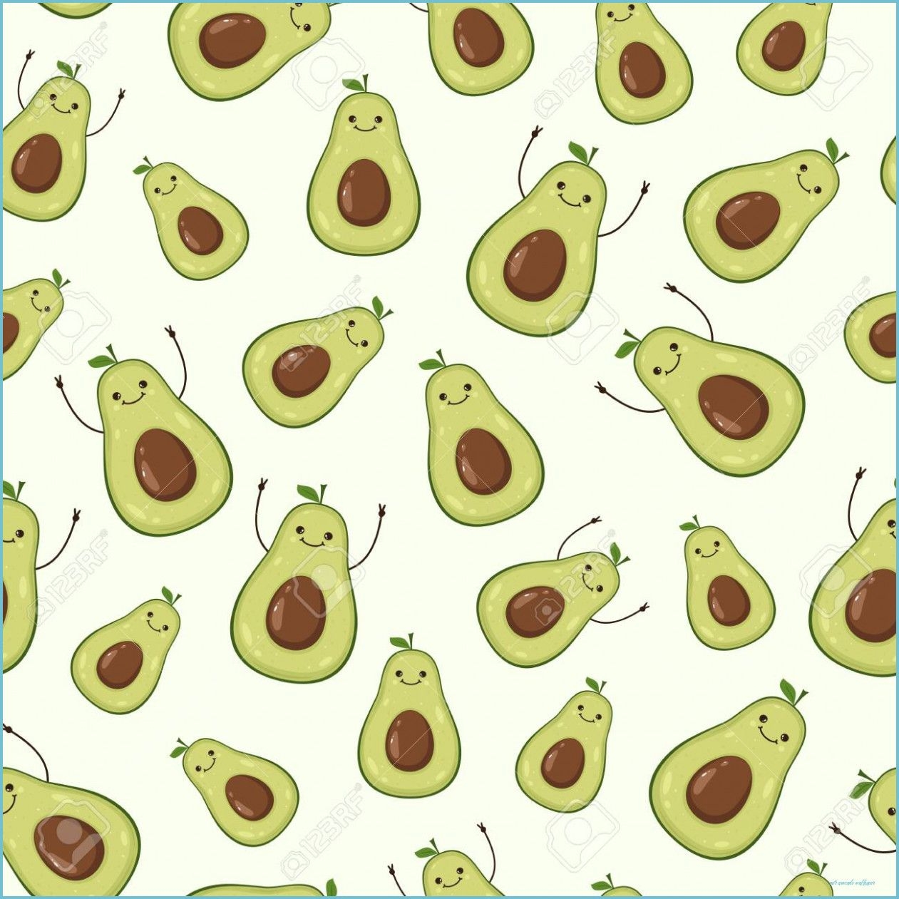 1270x1270 Avocado Wallpaper, Phone