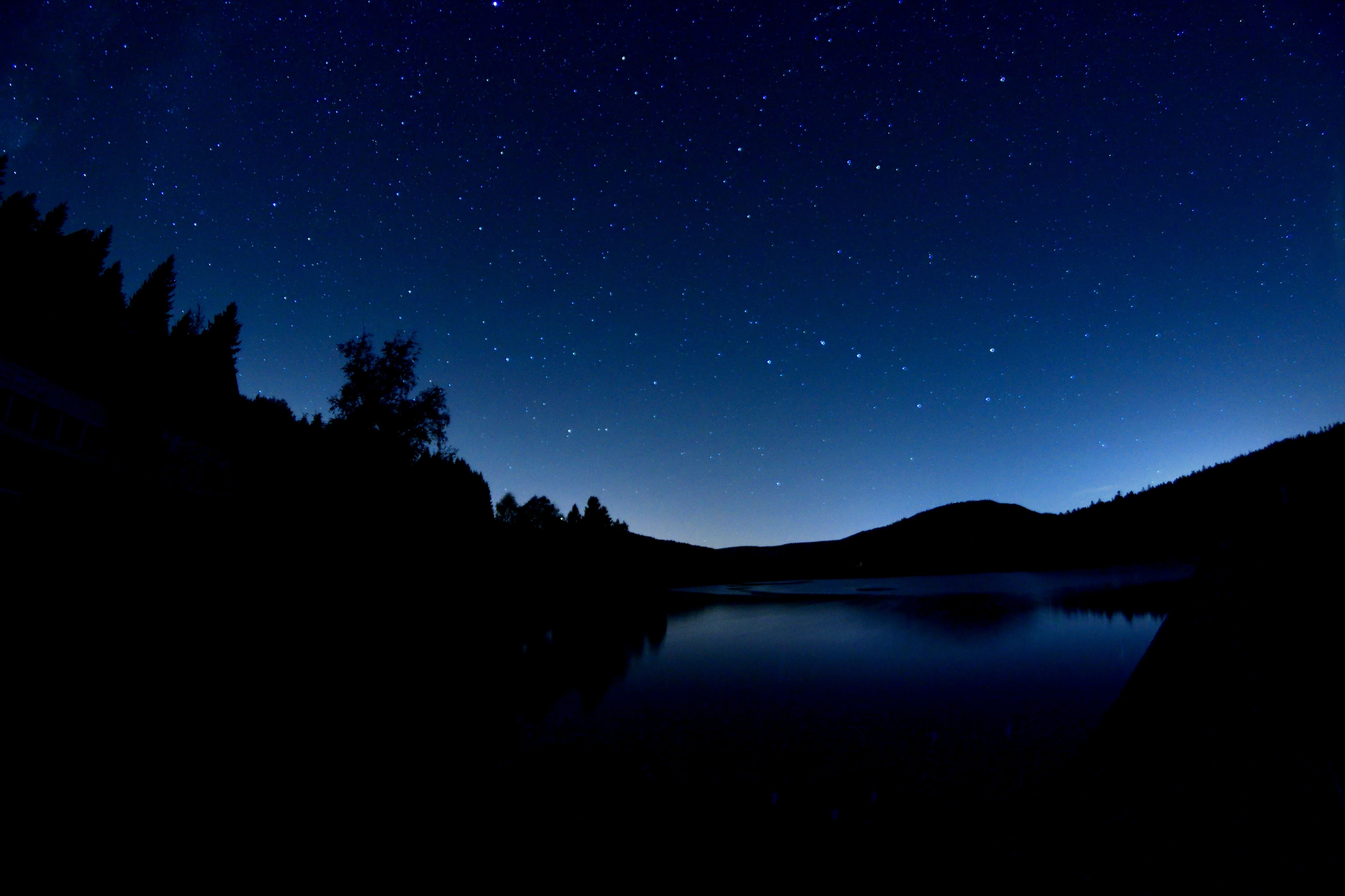 6000x4000 Dark Blue Landscape Wallpaper, Desktop