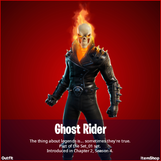 520x520 Ghost Rider Fortnite wallpaper, Phone