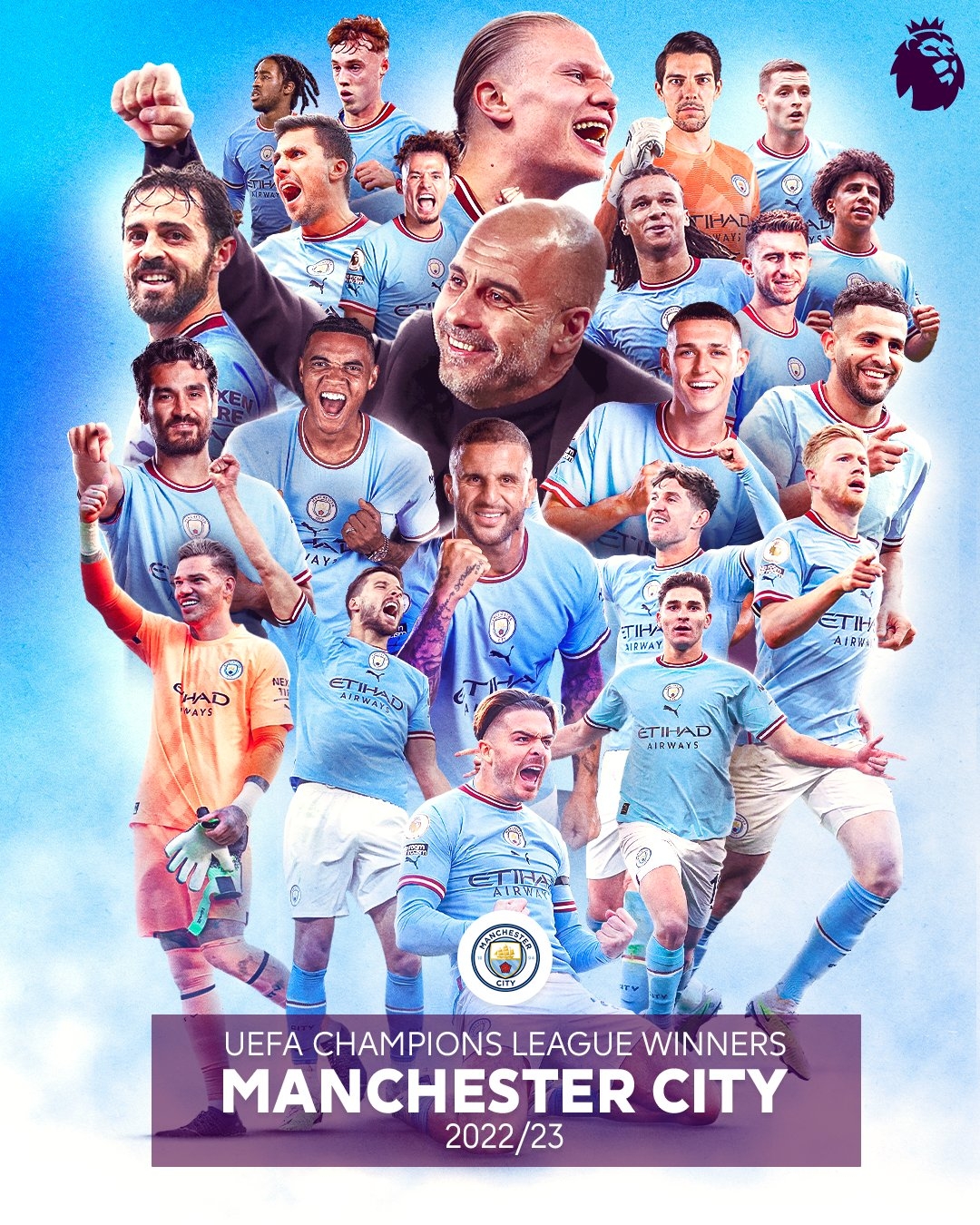 1080x1350 Manchester City UEFA Champions League 2023 Champions, Phone