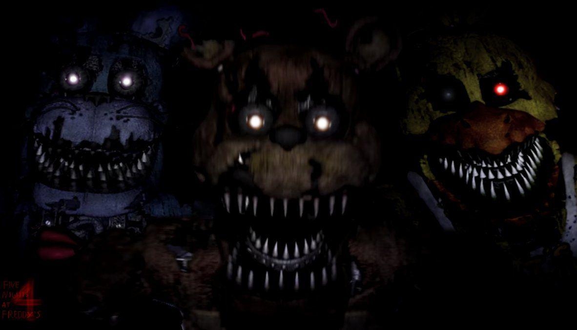 1190x680 FnaF 4 Wallpaper F, B, C by PeterPack. Five Nights at, Desktop