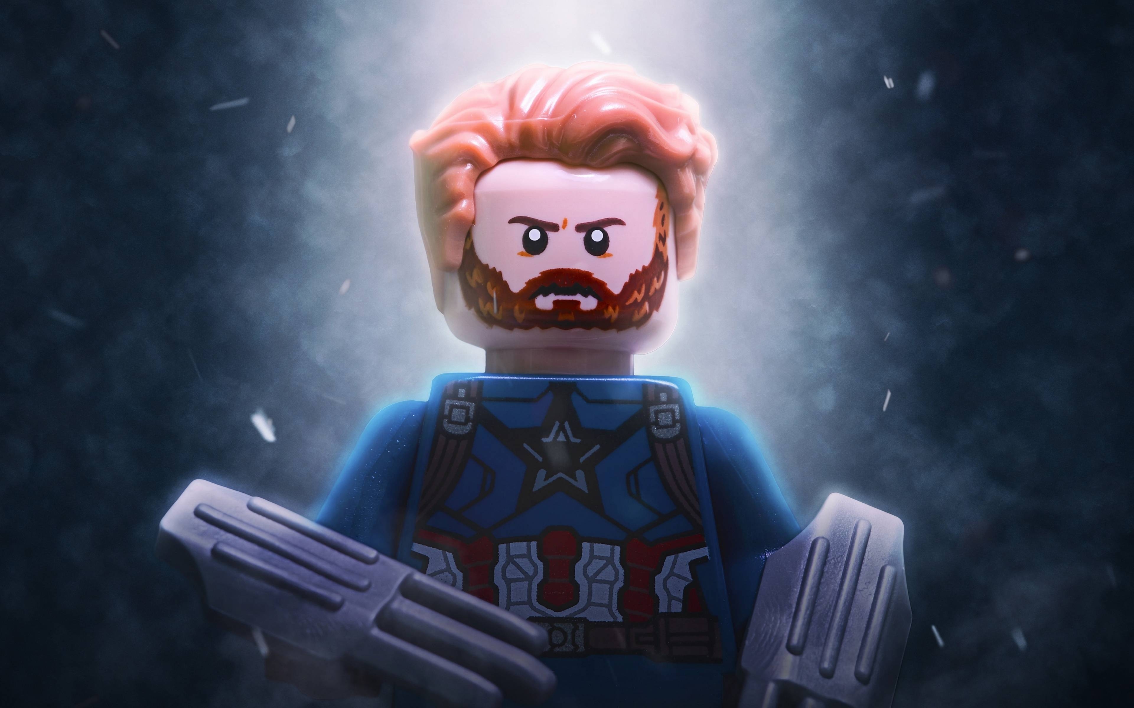 3840x2400 Download  wallpaper captain america, lego toy, figure, avengers: infinity war, 4k, ultra HD 16: widescreen,  HD image, background, 4551, Desktop