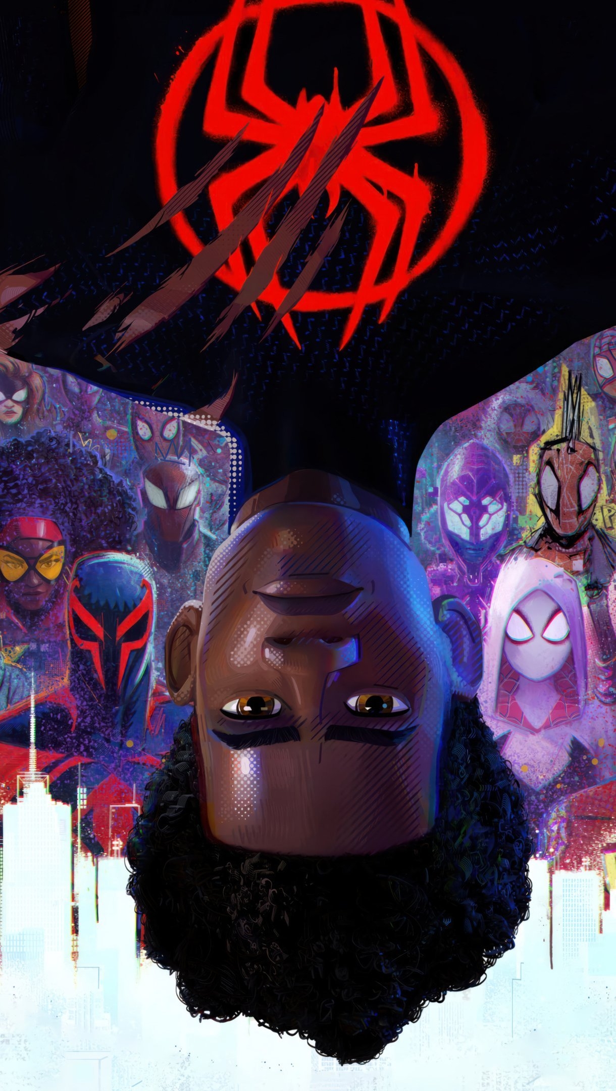 1220x2160 Miles Morales Spider Man Across the spiderverse Wallpaper 4k Ultra HD, Phone