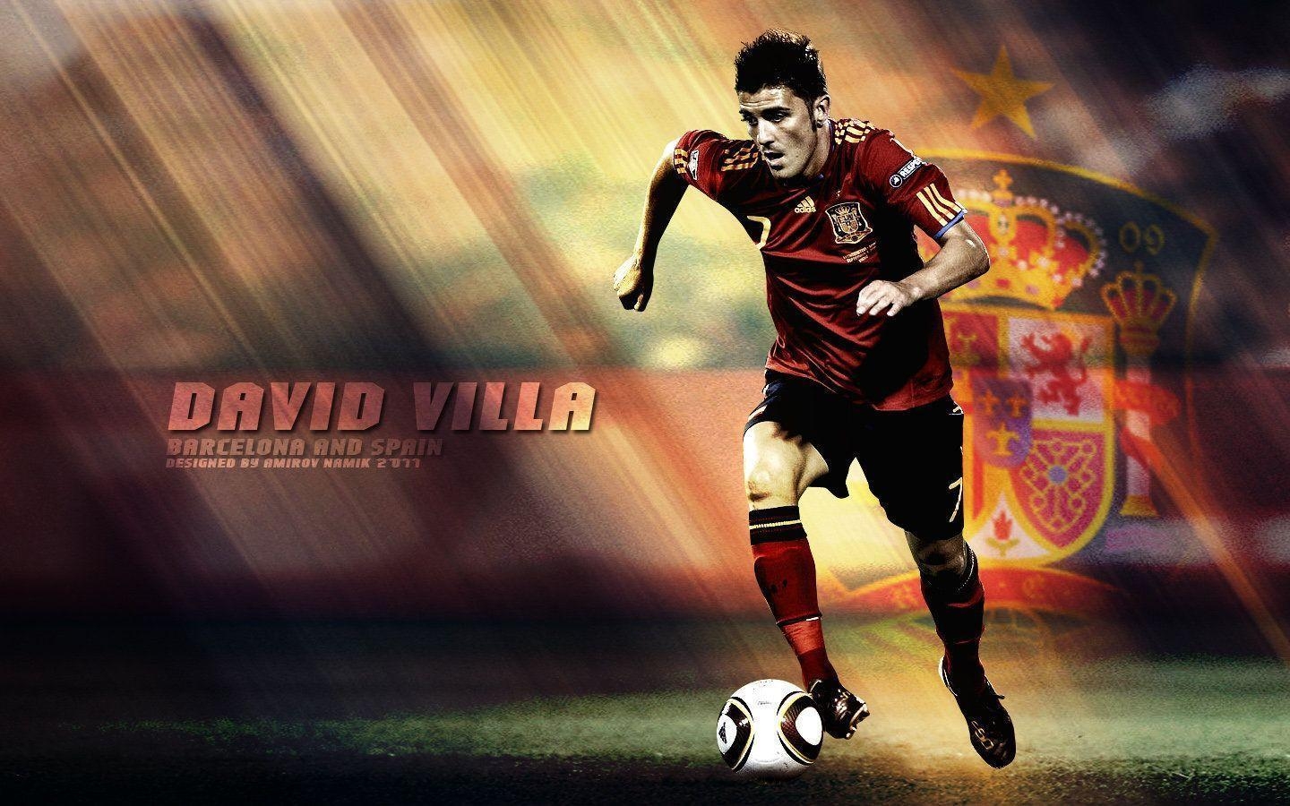 1440x900 David Villa Spanish National Team Wallpaper Villa, Desktop