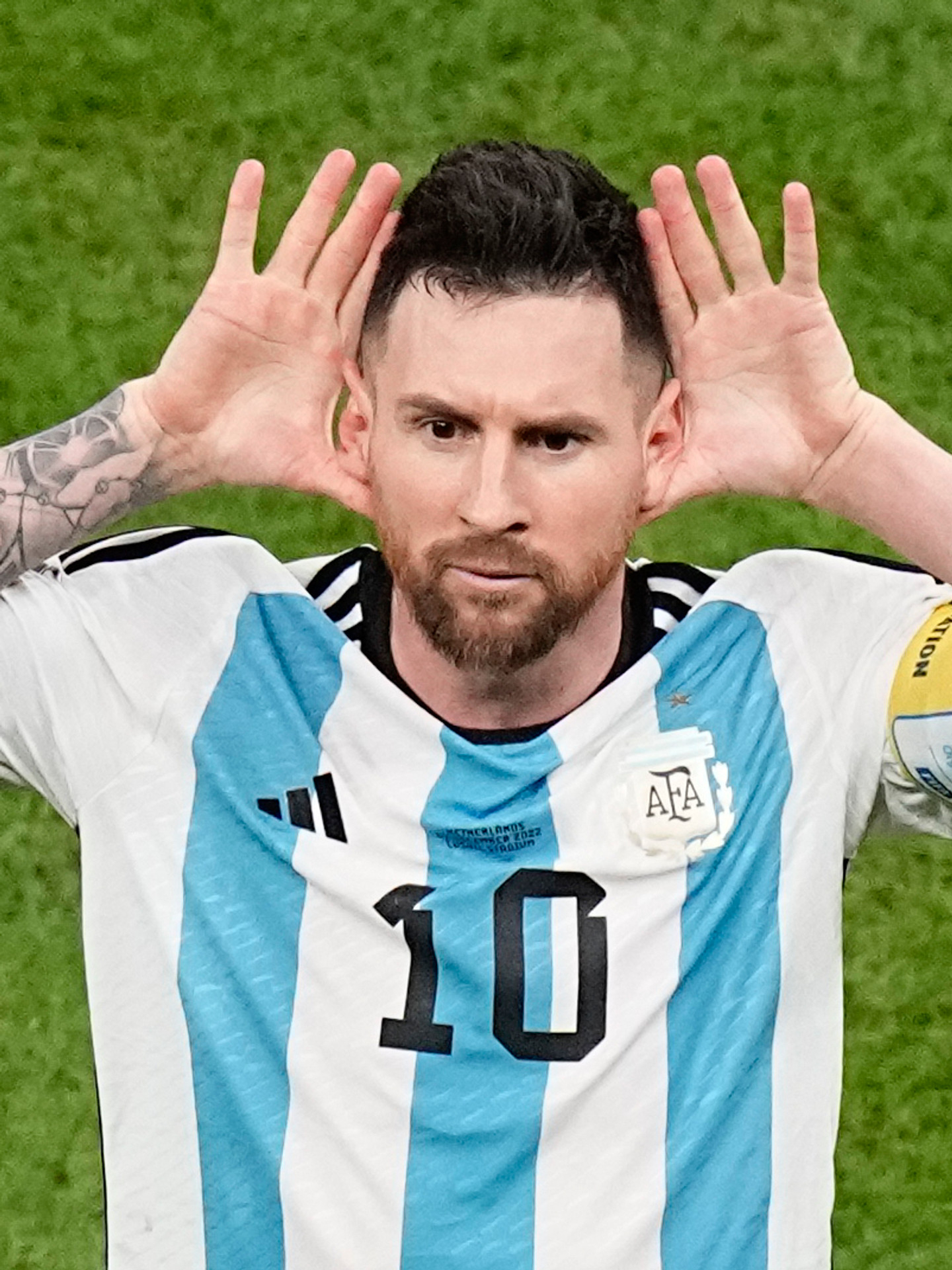 1440x1930 Messi, Argentina beat Netherlands, Phone