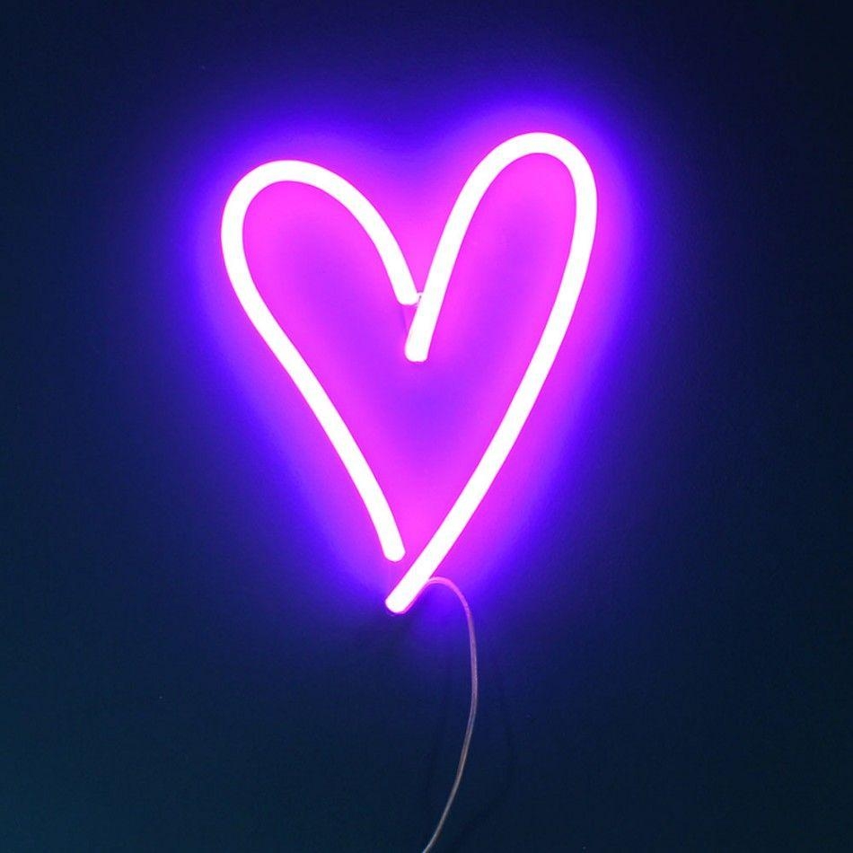 950x950 Neon LED Heart Light. Neon heart light, Heart lights, Neon, Phone