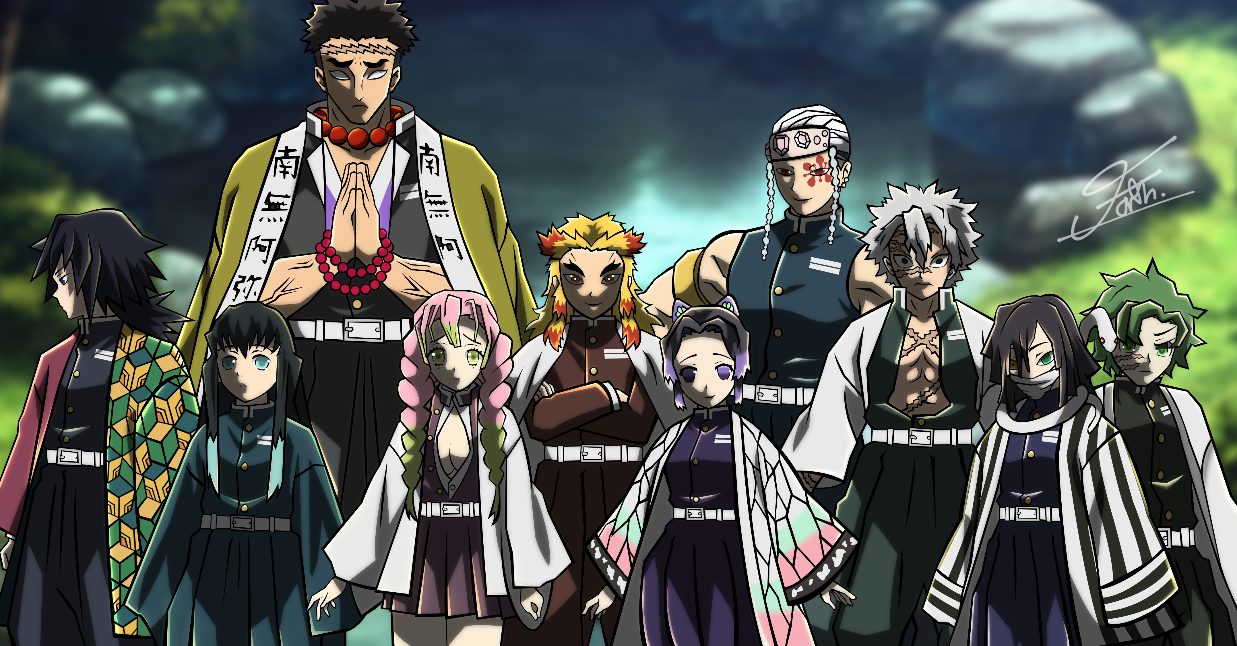 4310x2250 Anime Demon Slayer: Kimetsu no Yaiba 4k Ultra HD Wallpaper, Desktop