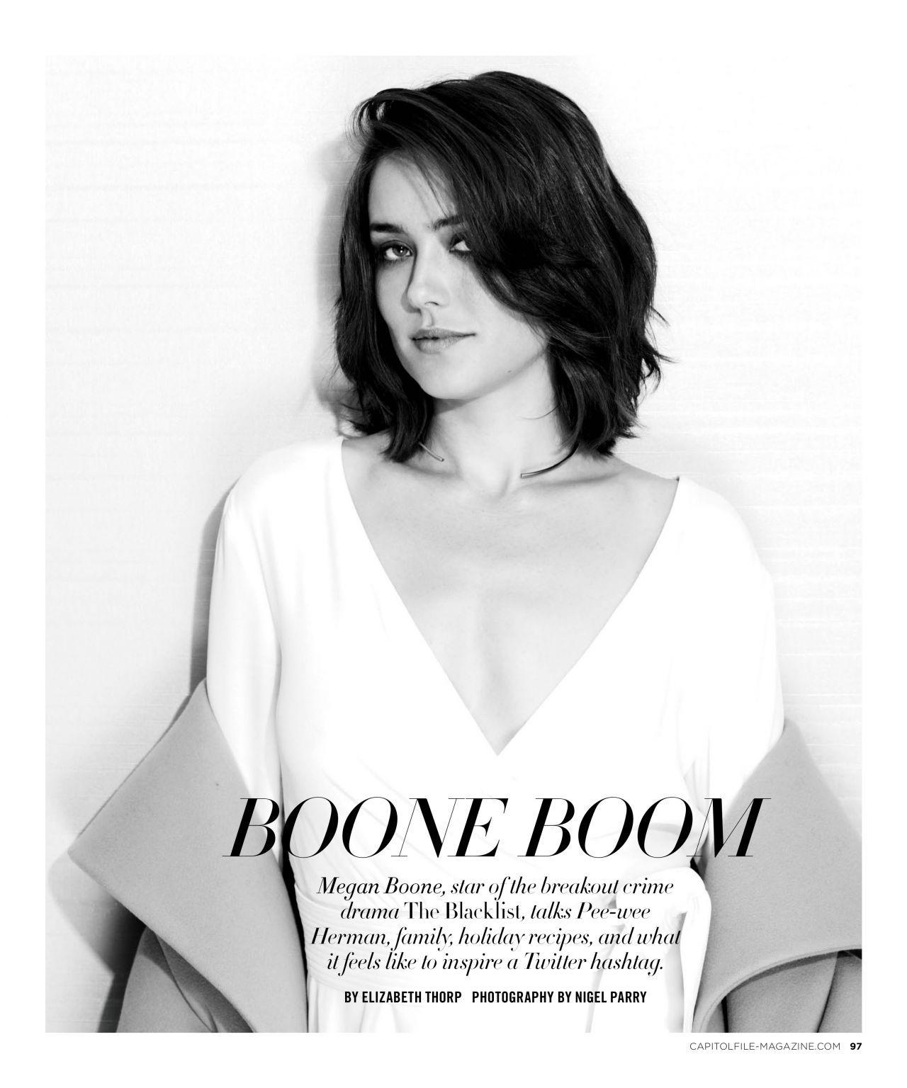 1280x1540 Megan Boone File Magazine 2014 Holiday Issue, Phone