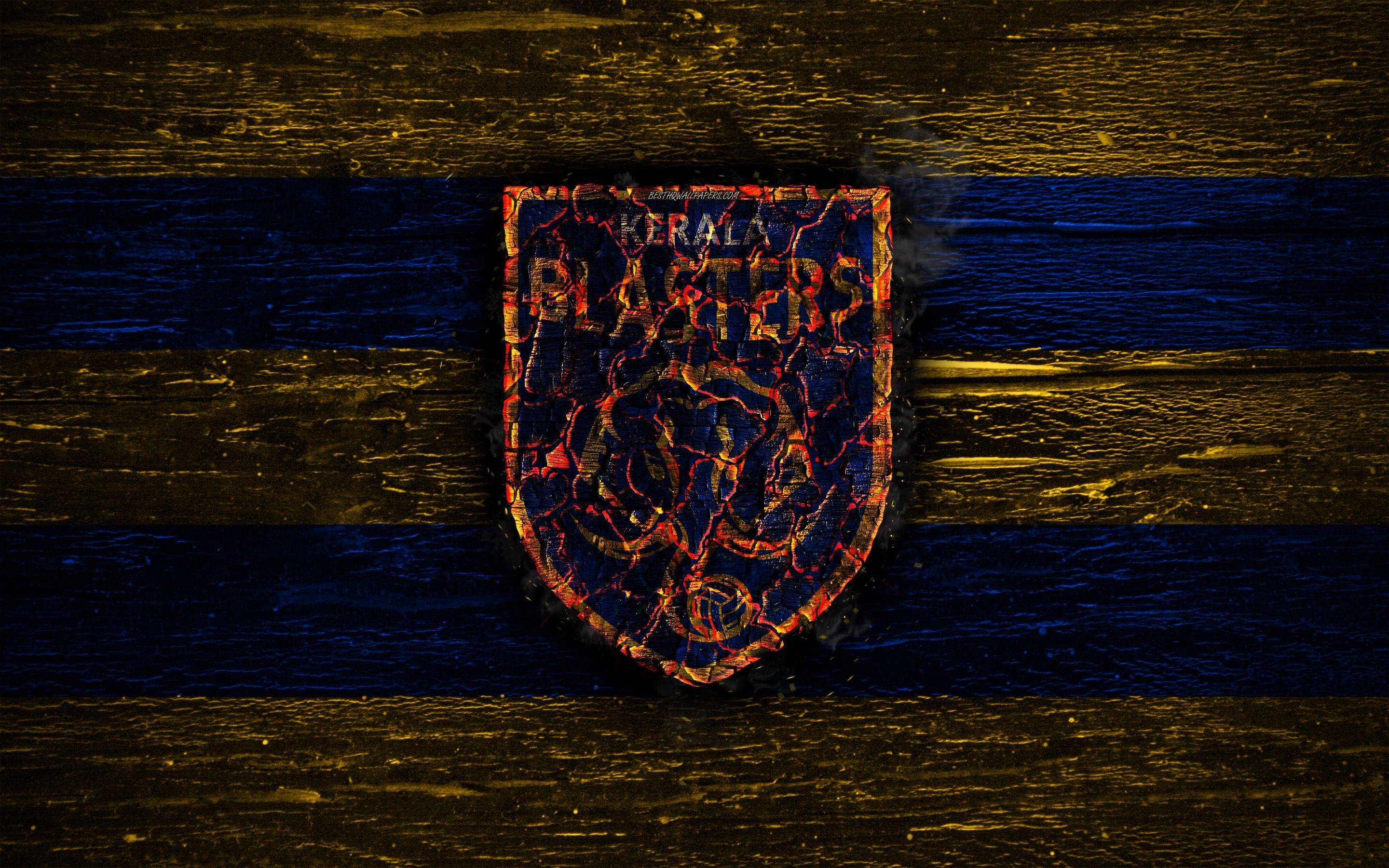 2880x1800 Download wallpaper Kerala Blasters FC.besthqwallpaper.com, Desktop