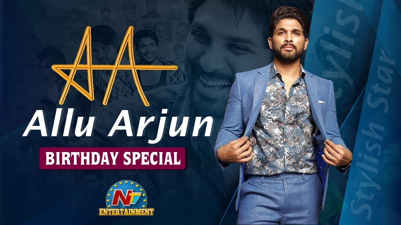 1280x720 Allu Arjun Birthday Special Video. Birthday Special Wishes From NTV Entertainment, Desktop