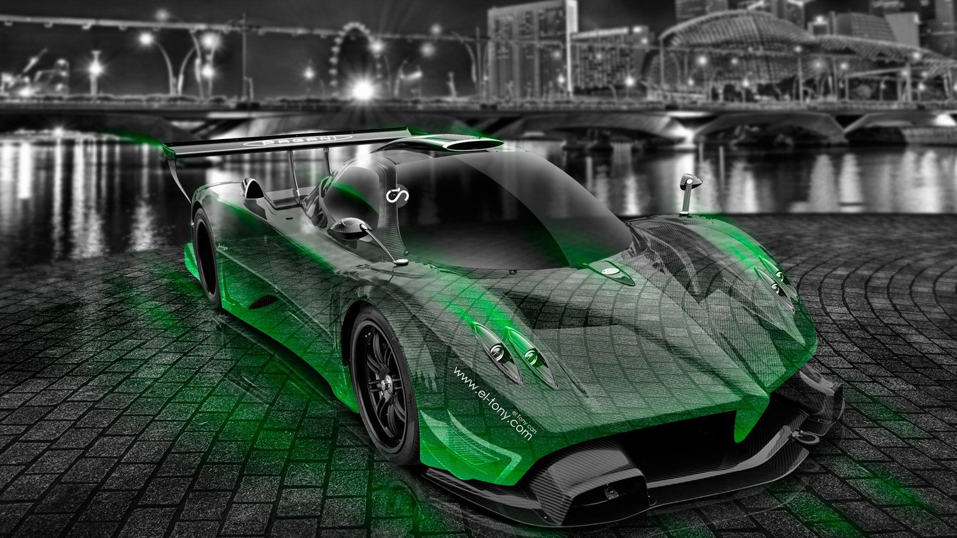 1920x1080 Pagani Zonda R Crystal City Car 2014, Desktop