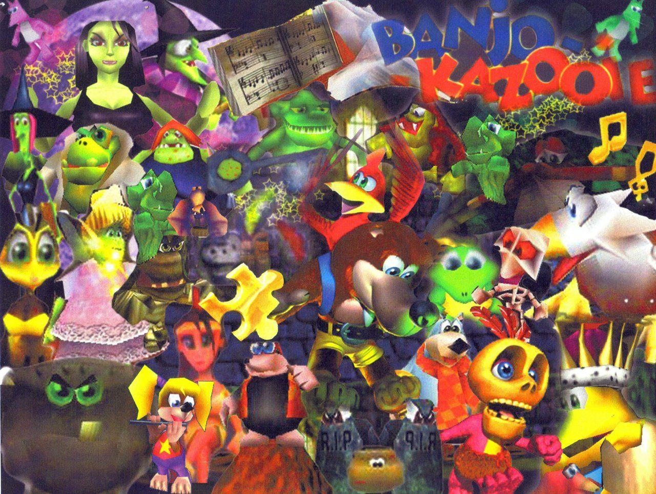 1280x970 Banjo Kazooie Tooie Wallpaper HD + Nuts And Bolts + Nintendo 64, Desktop