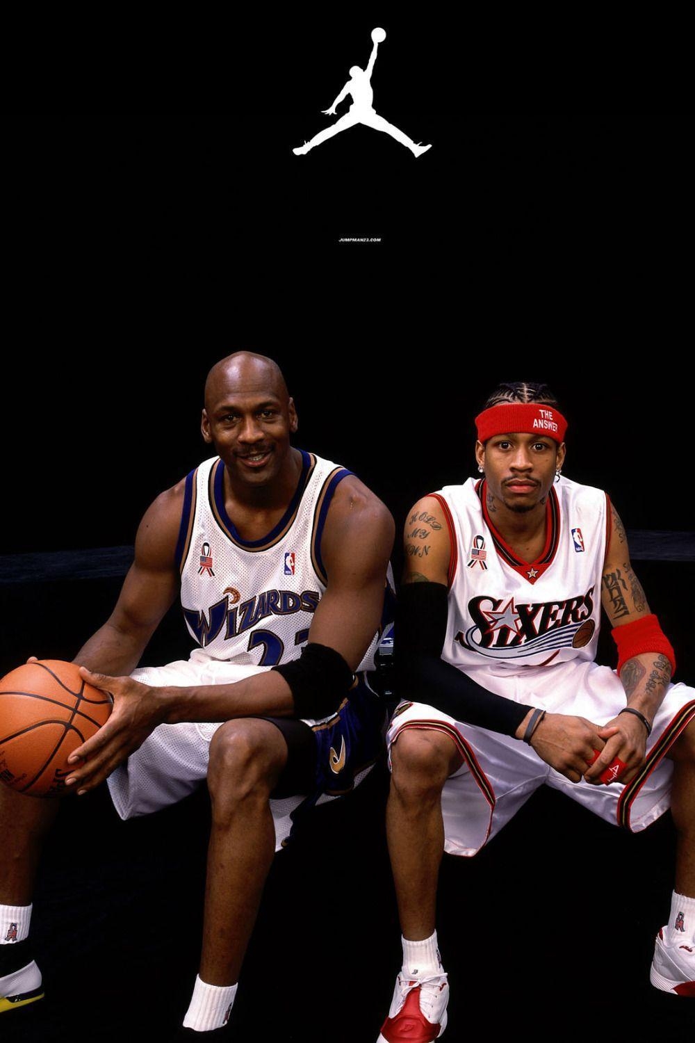 1000x1500 Aliexpress.com, Buy P1702 Michael Jordan And Allen Iverson, Phone