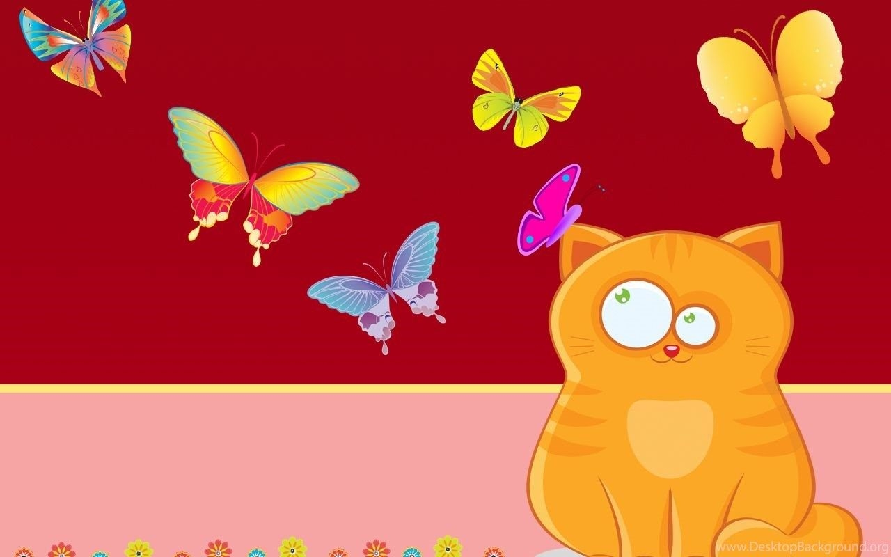 1280x800 Cute Cartoon Cat Wallpaper Picture Resimkoy Desktop Background, Desktop