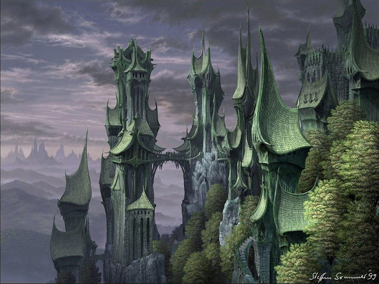 1280x960 Gotta admit. This Steffan Sommer's depiction of Rivendell is, Desktop