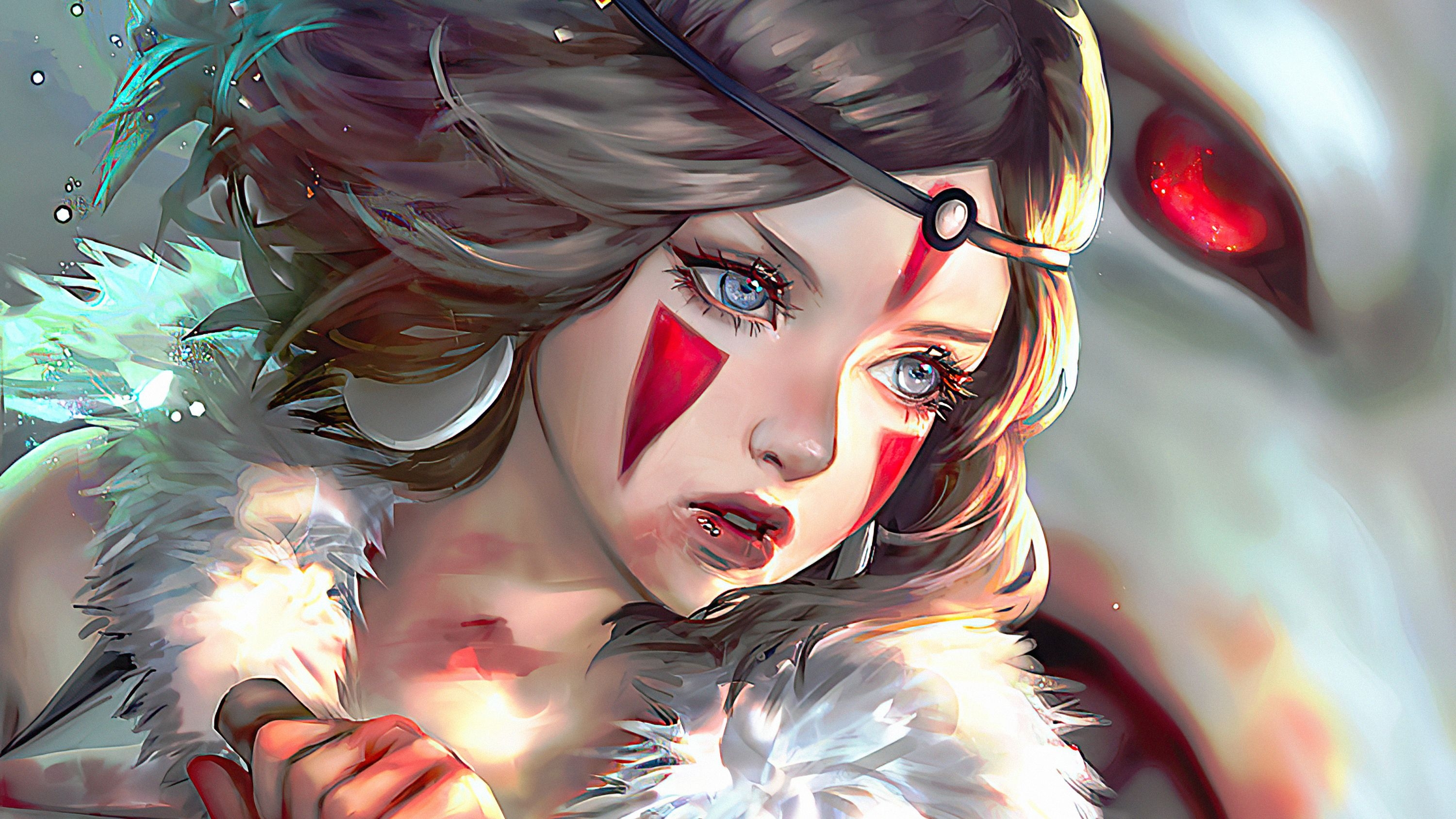 3000x1690 Princess Mononoke Hime, HD Anime, 4k Wallpaper, Image, Background, Photo and Picture, Desktop