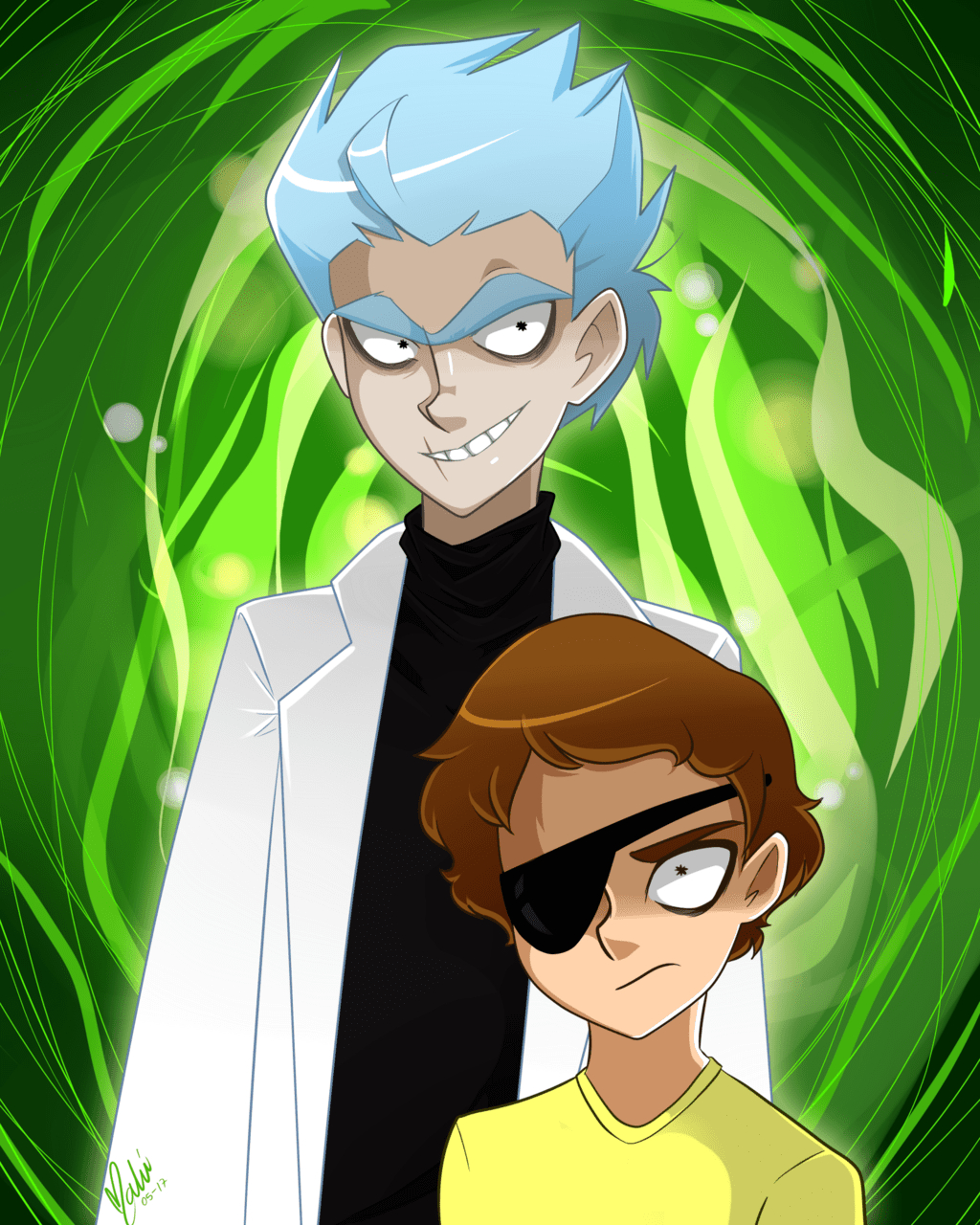 1030x1280 Evil Rick And Morty Wallpaper, Phone