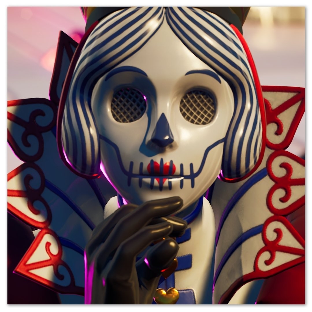 1080x1080 Queen of Hearts Fortnite wallpaper, Phone