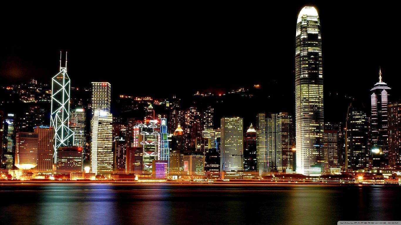 1370x770 Hong Kong City HD desktop wallpaper, High Definition, Fullscreen, Desktop