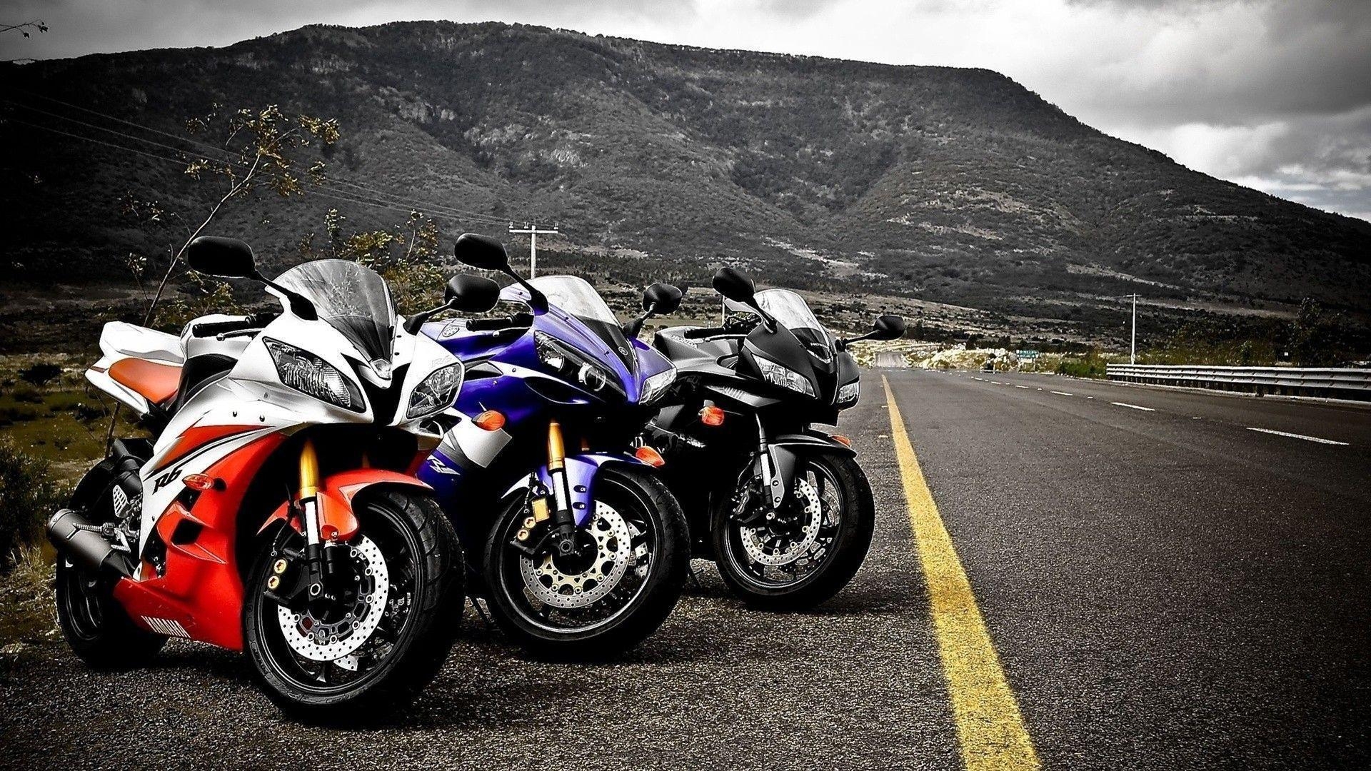 1920x1080 yamaha r6 honda cbr 600rr motorbikes mountain road wide HD, Desktop