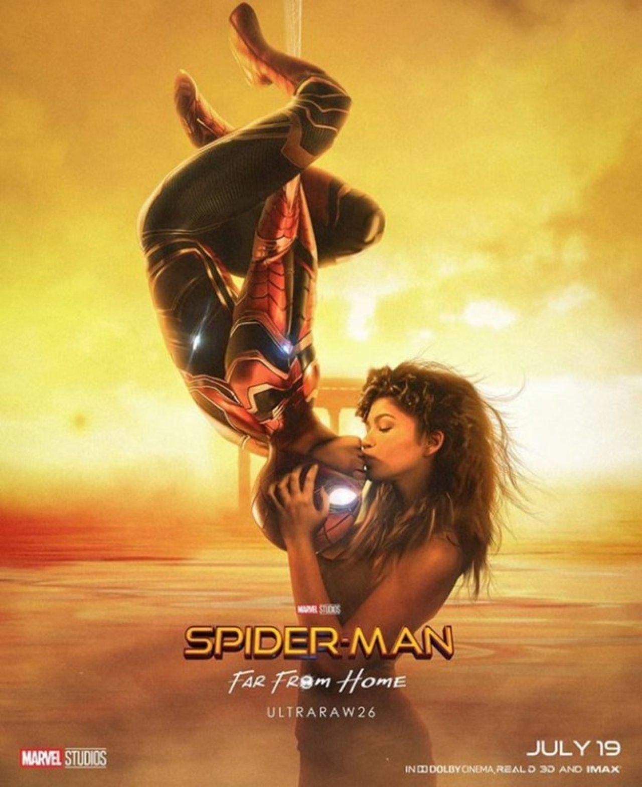 1280x1570 Spider Man: Far From Home' Fan Poster Pays Tribute To Original Film, Phone