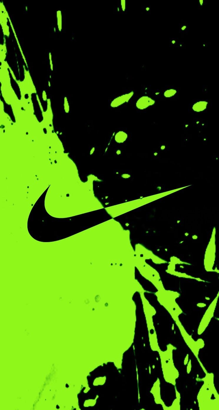 750x1400 IPhone Retina #Wallpaper For IPhone 5 5C 5S 6 6Plus: Nike Ink Logo, Phone