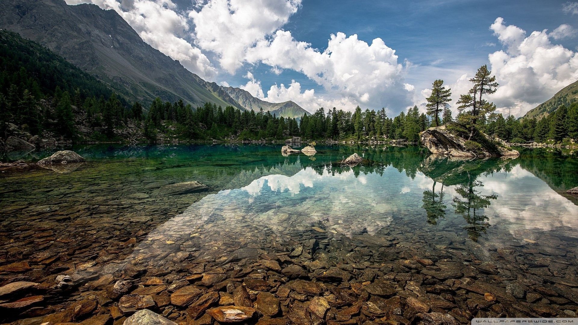 1920x1080 Crystal Clear Mountain Lake [], Desktop