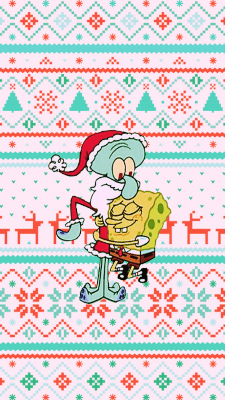 730x1300 Spongebob Aesthetic Phone Wallpaper 3 post. Wallpaper iphone christmas, Christmas phone wallpaper, Cute christmas wallpaper, Phone