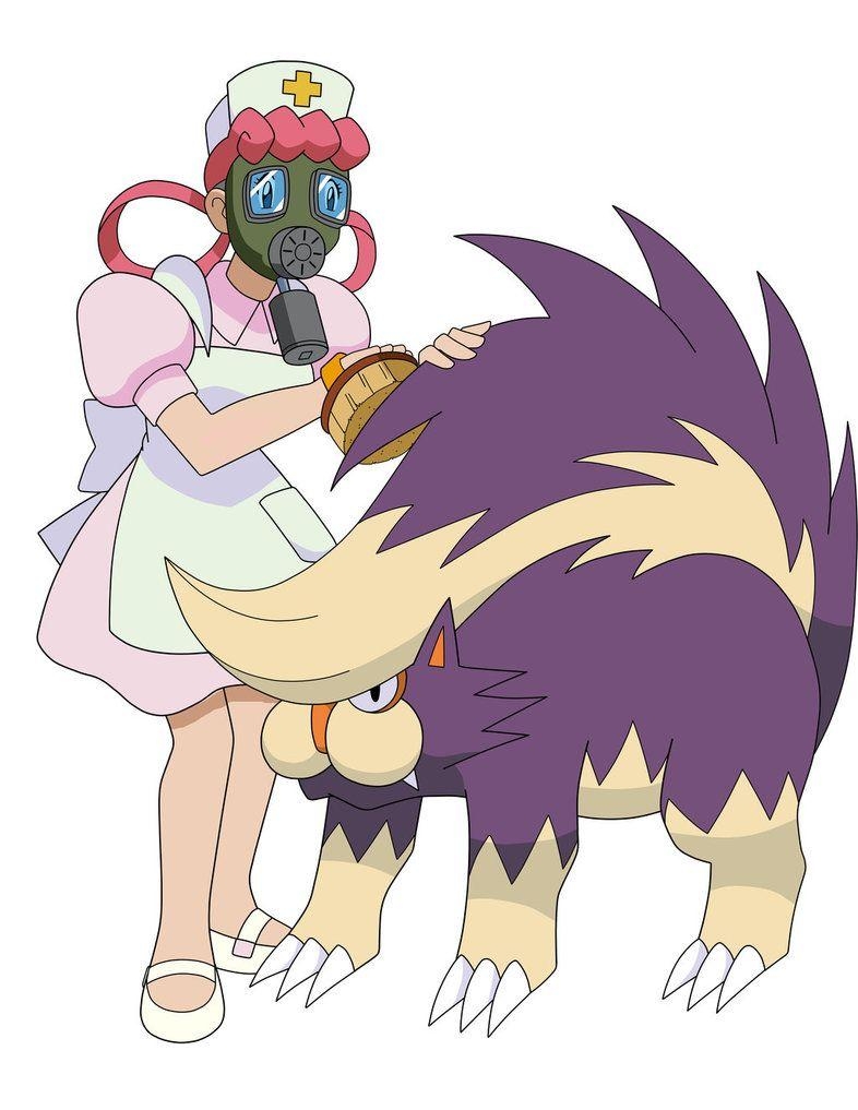 790x1020 Nurse Joy and Skuntank, Phone