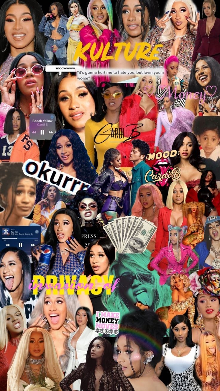 740x1310 Cardi ♥️. Cardi b, Celebrity wallpaper, Cardi. Celebrity wallpaper, Hood wallpaper, Cardi b, Phone