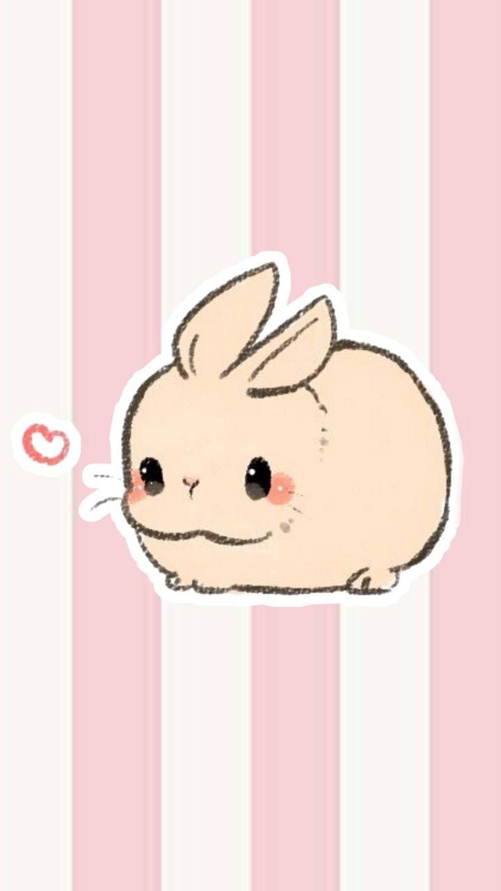 720x1280 Cute Bunny Drawing Wallpaper, Phone