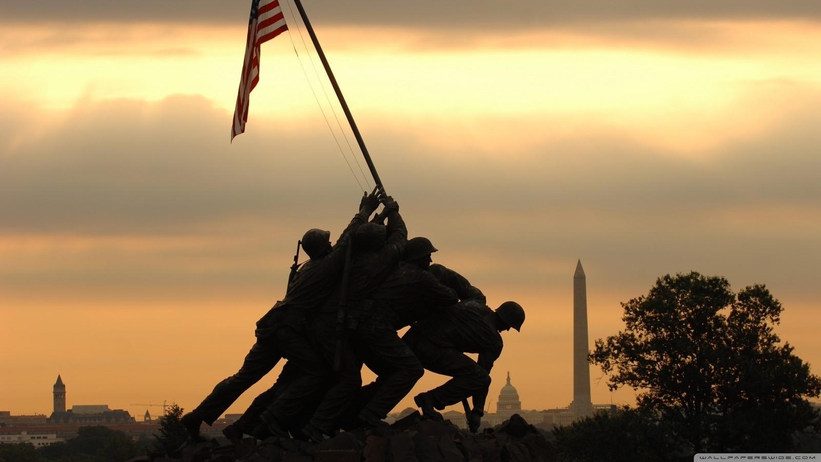 1600x900 iwo jima world war ii usa usmc memorial united states navy, Desktop