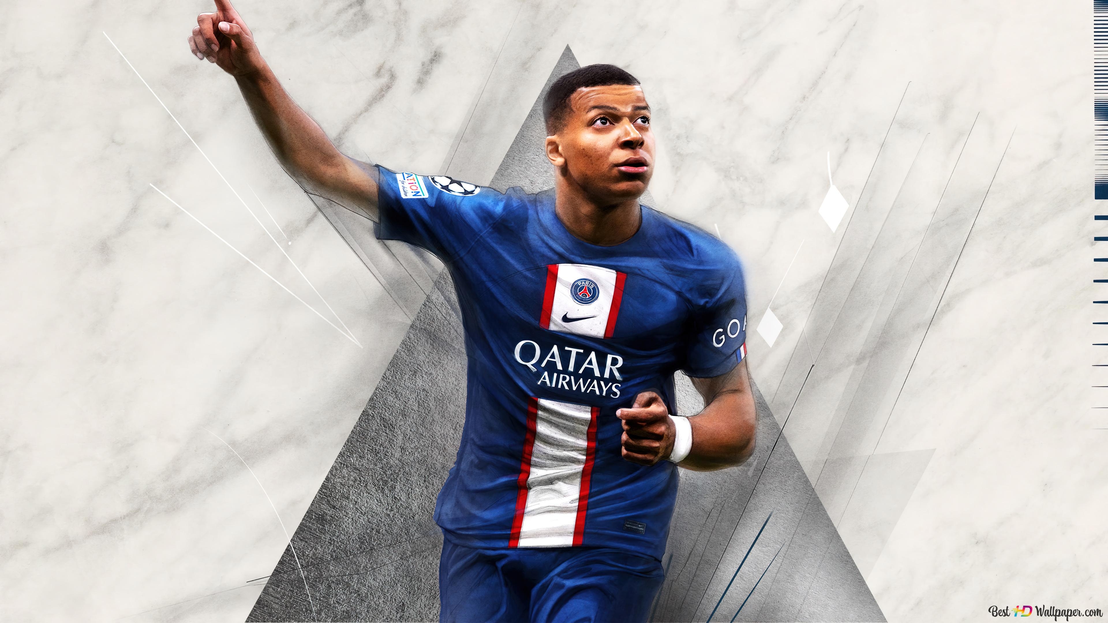 3840x2160 FIFA 23 game Mbappe 4K wallpaper download, Desktop