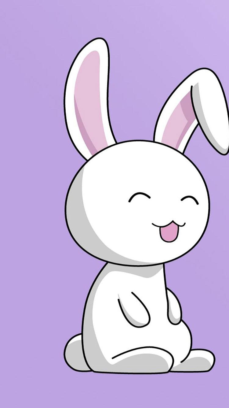 750x1340 Cute Bunny Wallpaper HD Cartoon, Phone