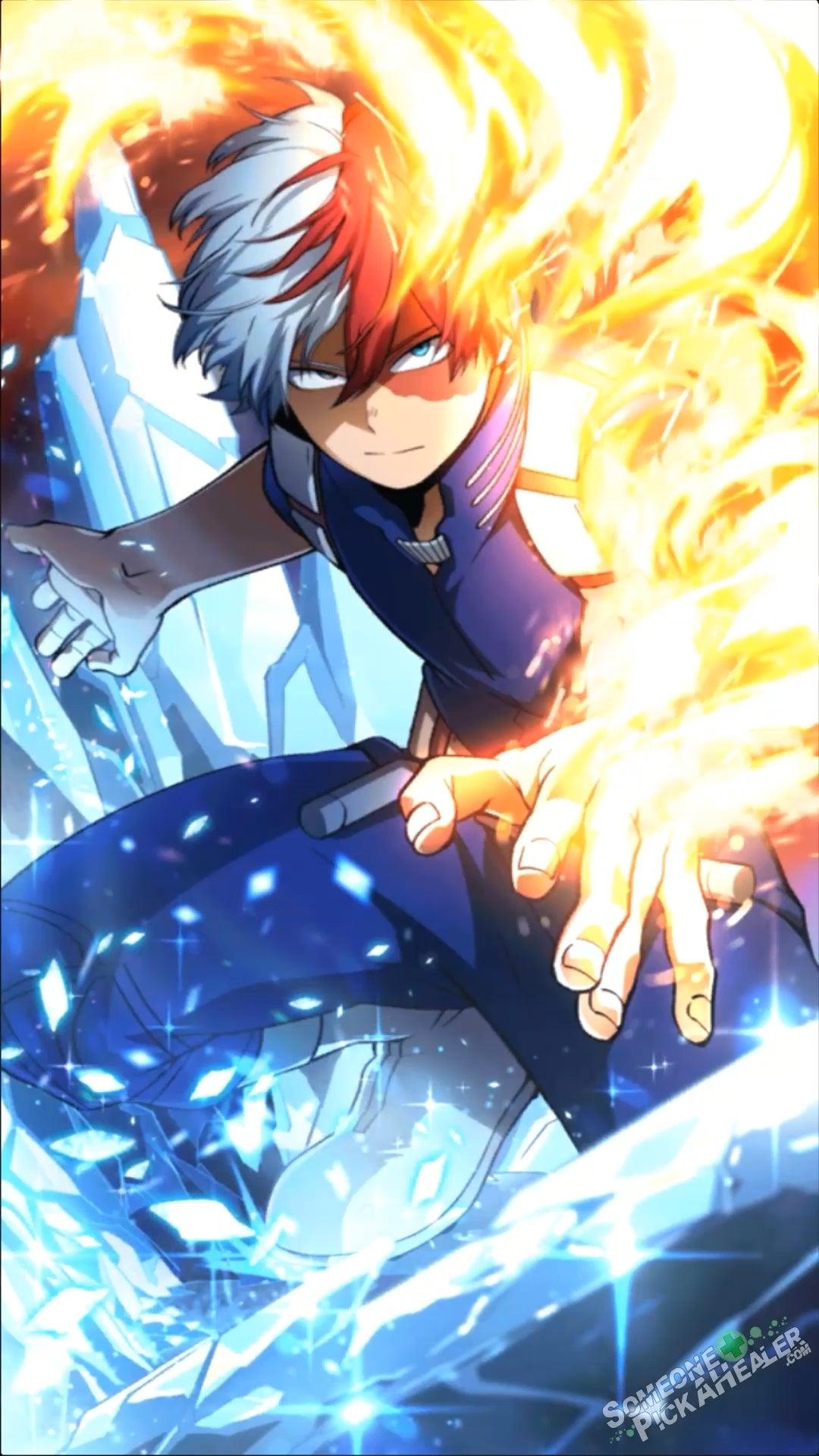 1080x1920 Todoroki Shoto Animated Wallpaper [phone], Phone