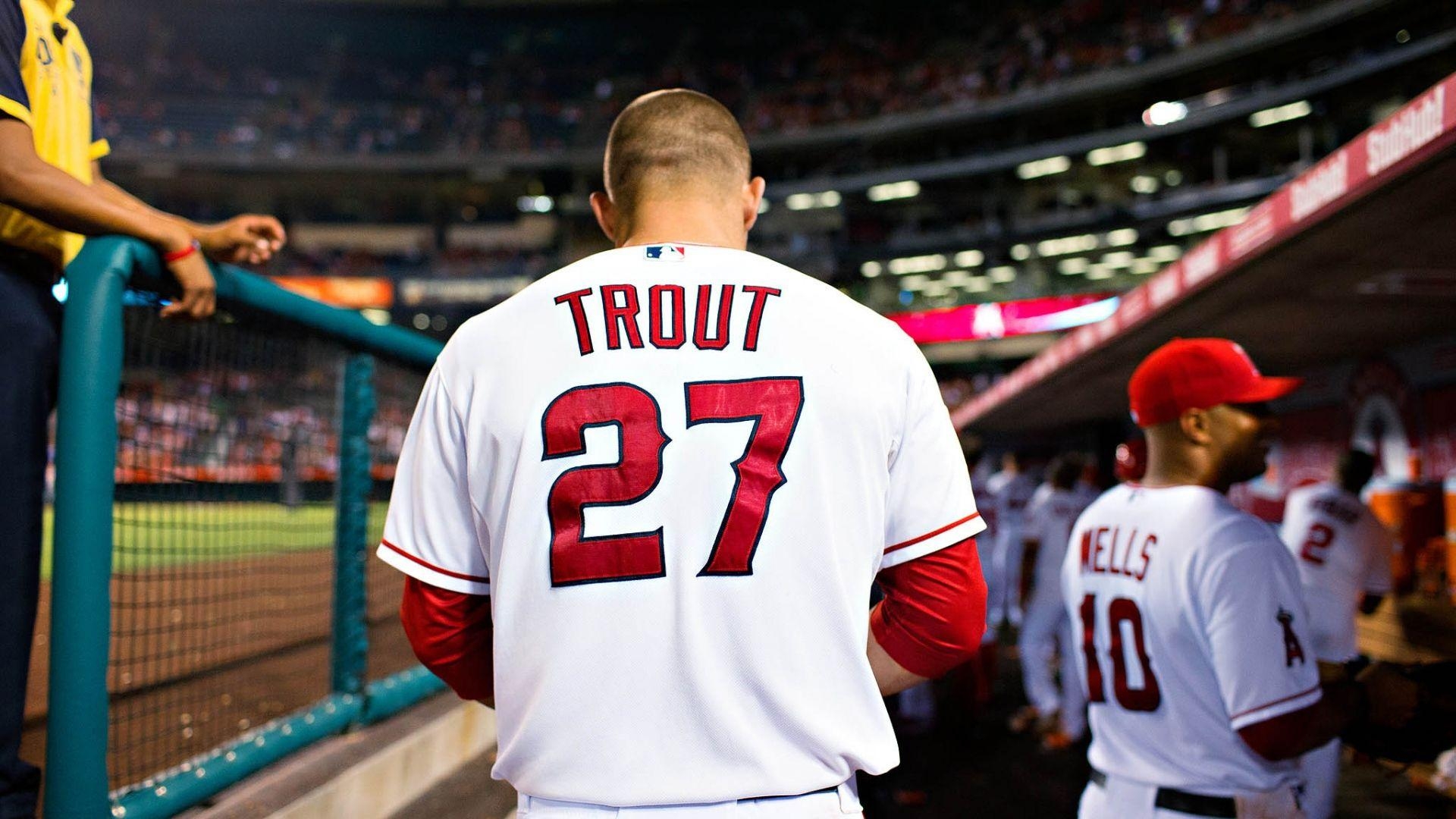 1920x1080 Download Wallpaper  Mike trout, Baseball, Los angeles, Desktop