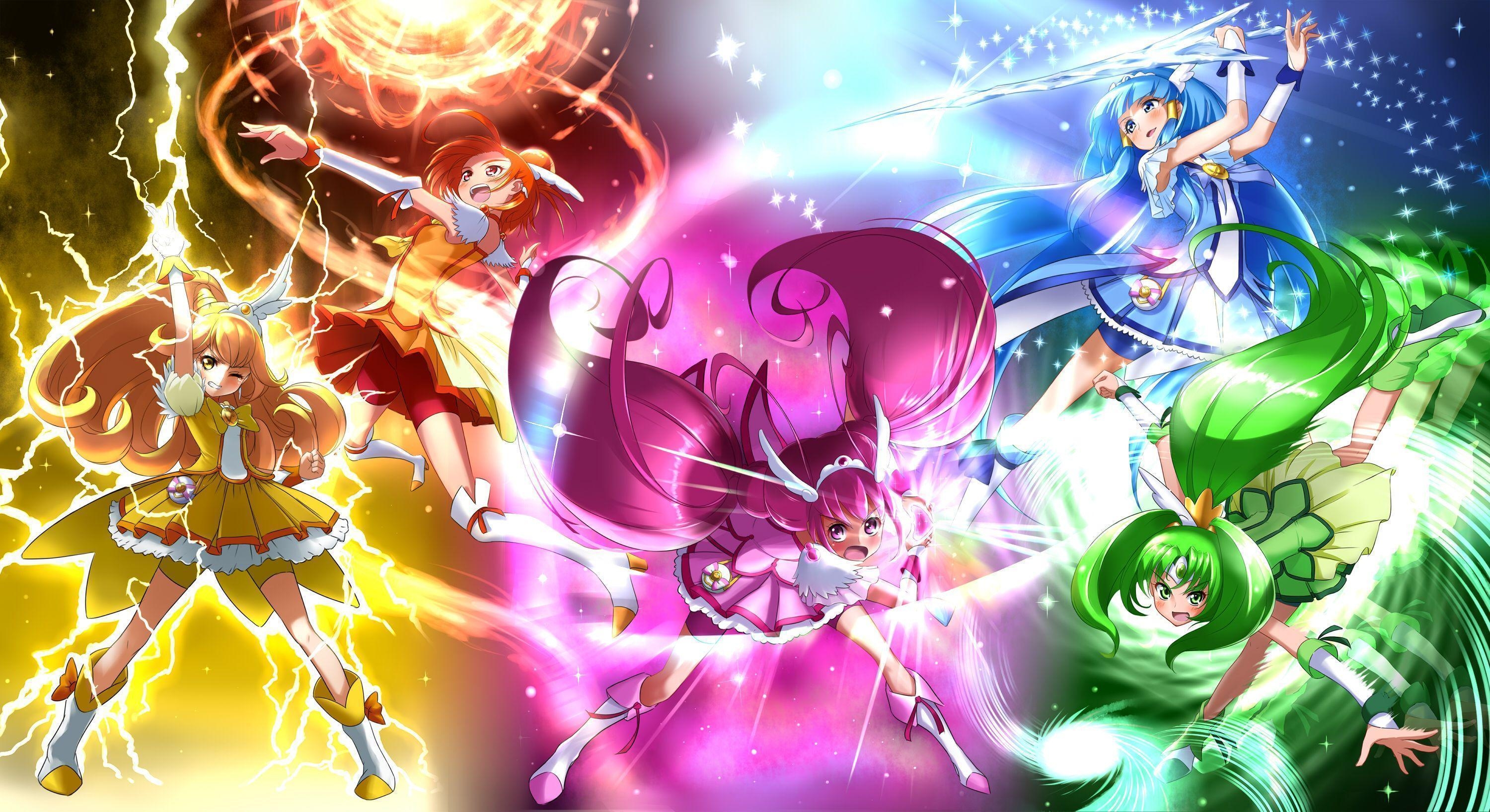 3000x1640 Smile Precure! HD Wallpaper. Background, Desktop