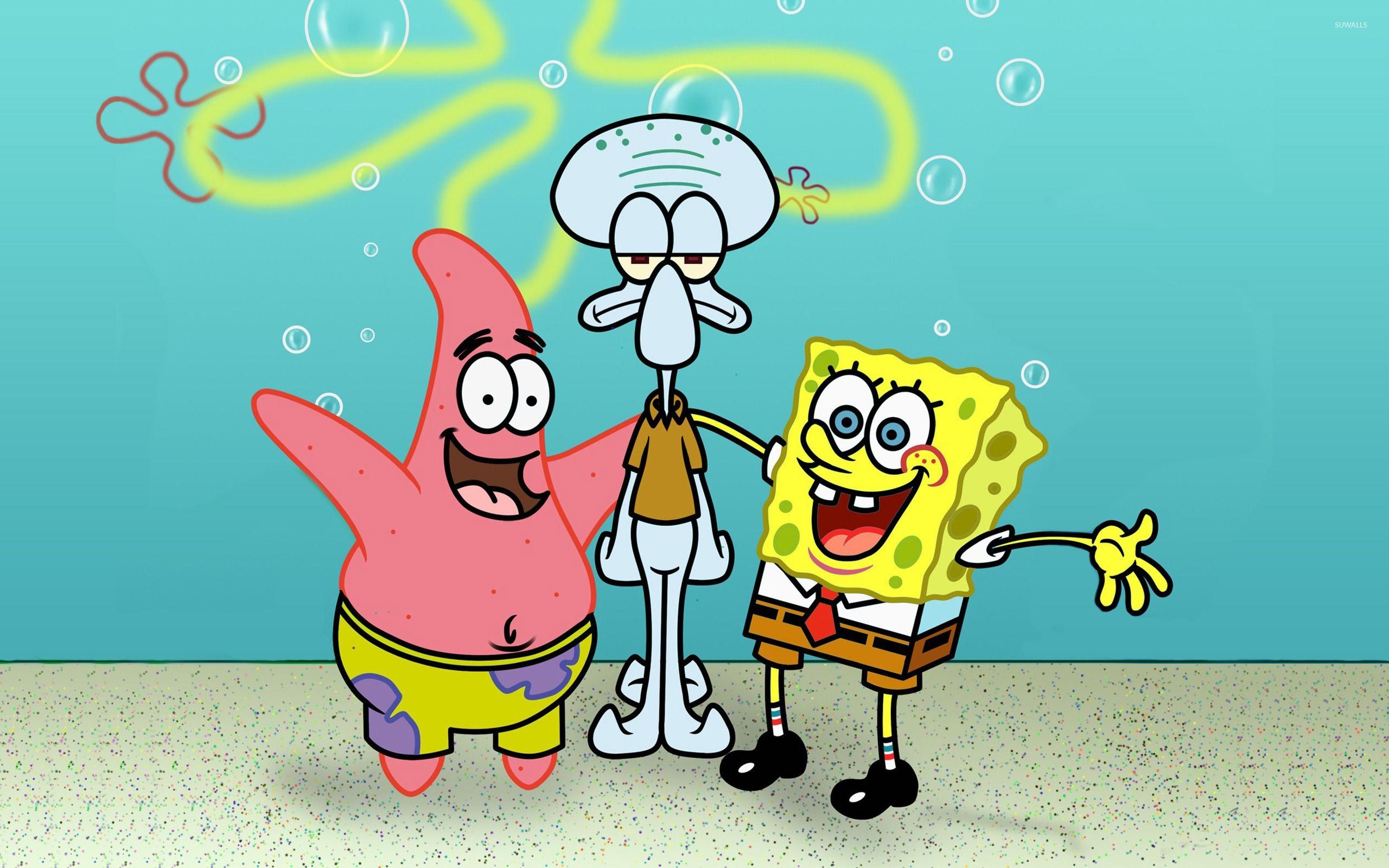 2560x1600 SpongeBob, Patrick and Squidward wallpaper wallpaper, Desktop