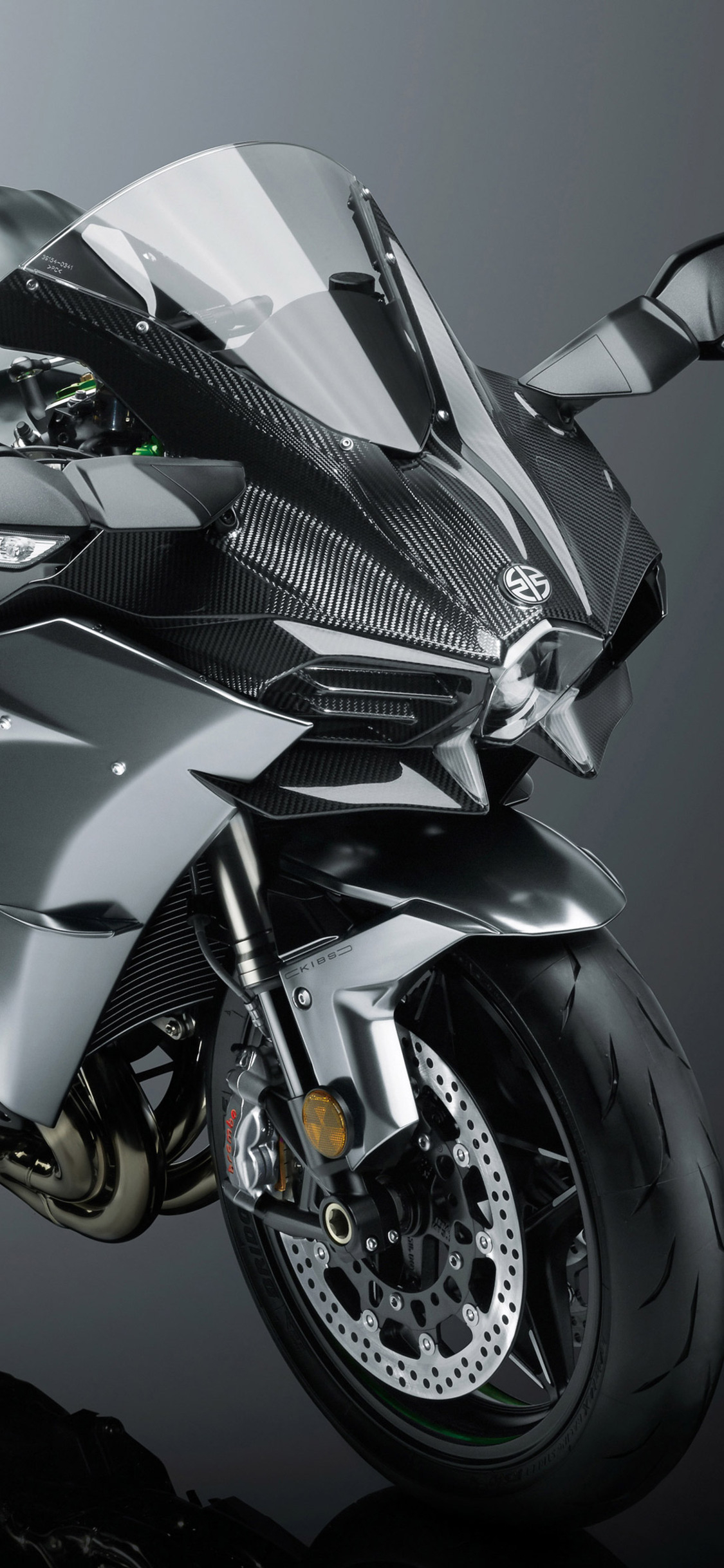 1130x2440 Kawasaki Ninja H2 iPhone XS, Phone