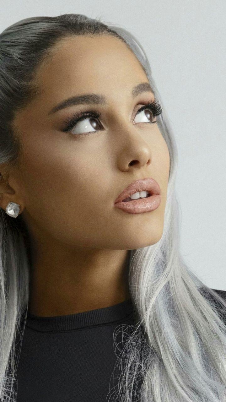 720x1280 Ariana Grande, white colored hair, Reebok, photohoot, 2018, Phone