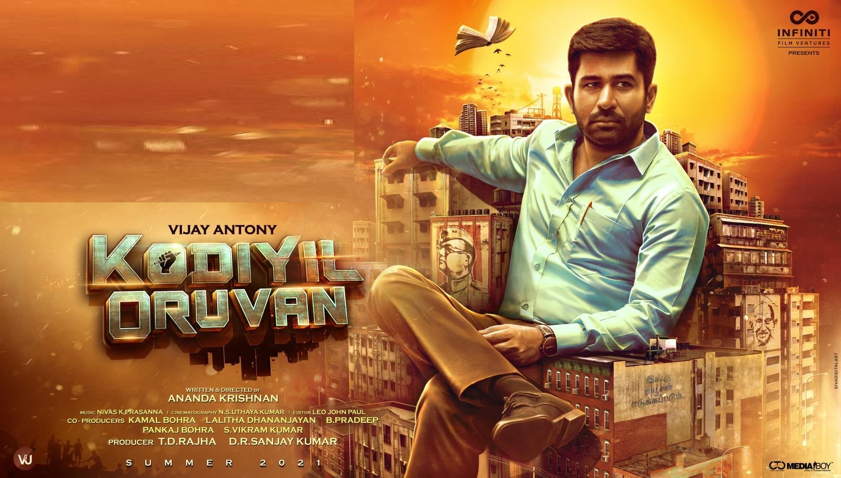 1650x940 Kodiyil Oruvan Movie (2021). Vijay Antony. Cast. Songs, Desktop