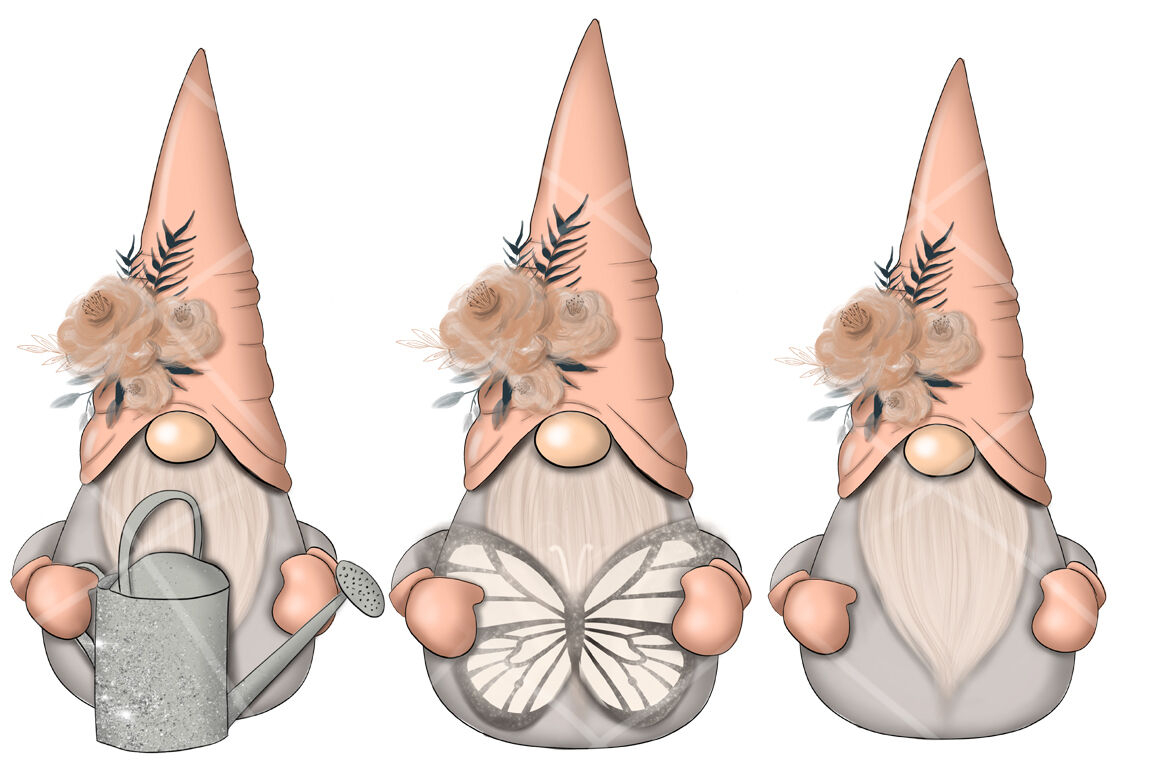 1160x780 Spring Peachy Gnomes Planner Icon By Tanya Kart, Desktop