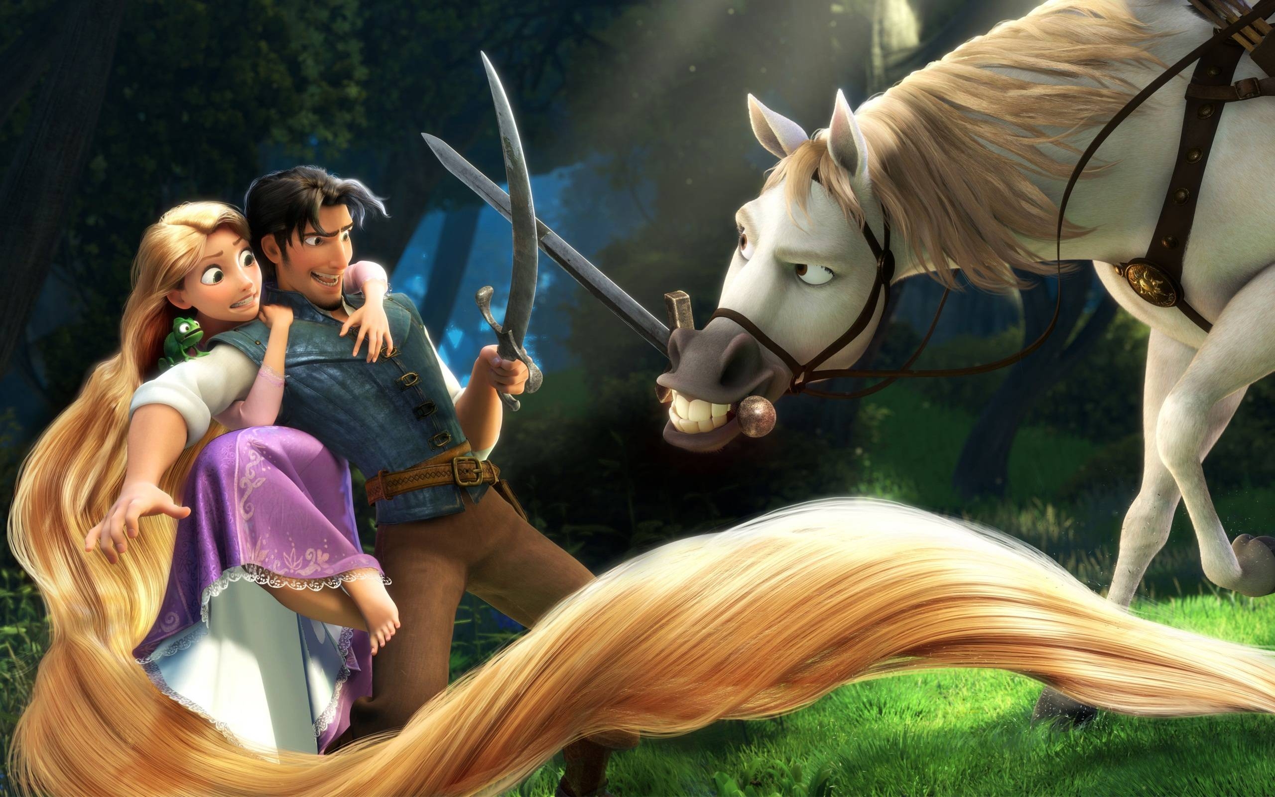 2560x1600 Rapunzel & Flynn in Tangled Wallpaper, Desktop