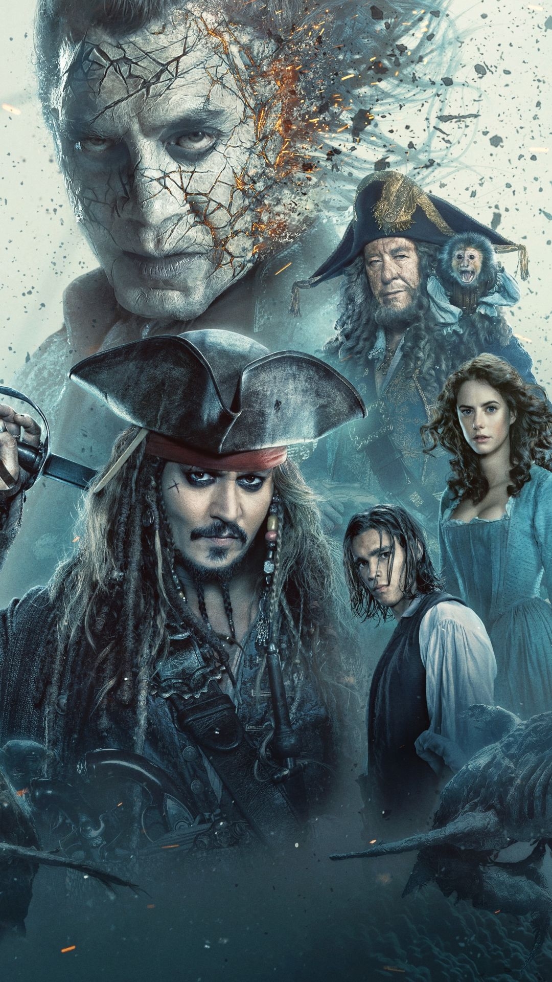 1080x1920 Pirates Of The Caribbean 5 I Phone, Phone