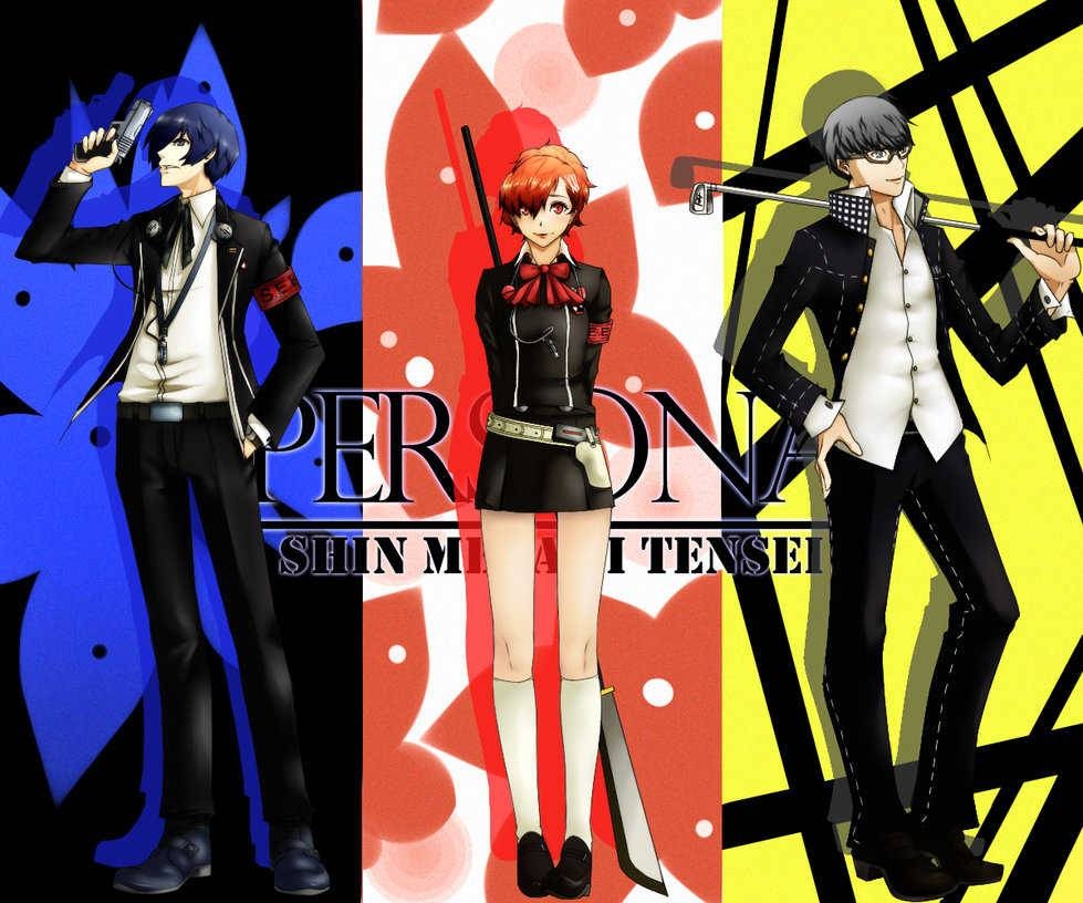 980x820 Persona 3 & 4 protagonists, Desktop