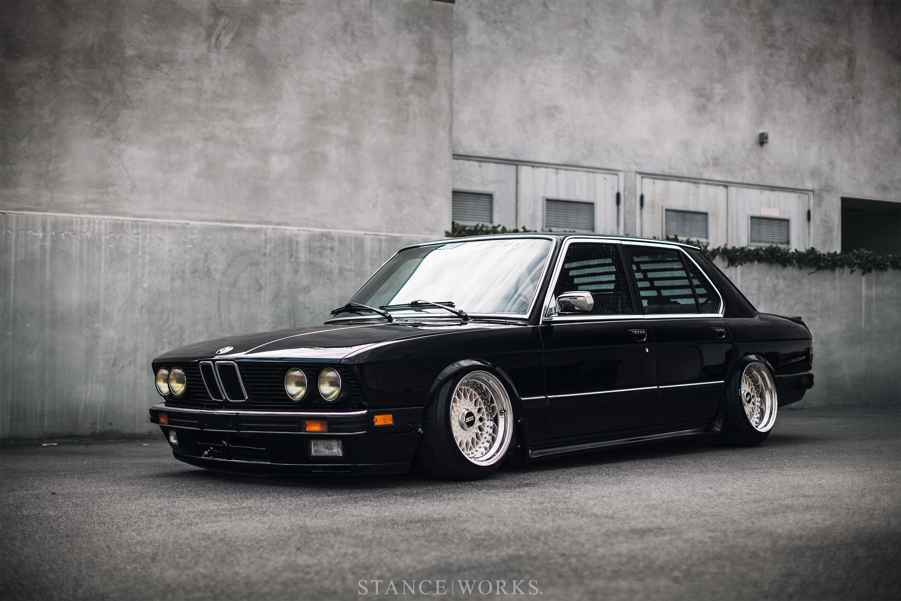 2880x1920 StanceWorks Wallpaper Stair's BMW E28 540i, Desktop