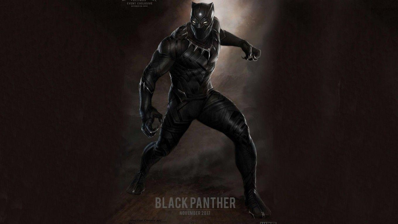 1360x770 Black Panther Movie 2017 Casting Release HD Wallpaper, Desktop