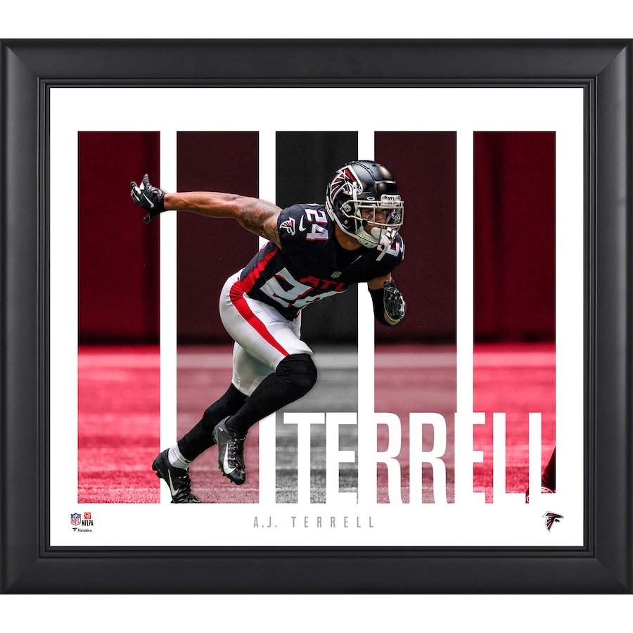 900x900 A.J. Terrell Atlanta Falcons Framed 15 x 17 Player Panel Collage, Phone